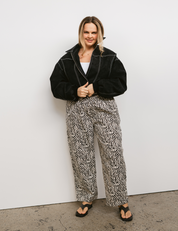 Mumza Twill Pants in Zebra