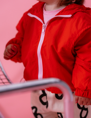 Windbreaker in Cherry