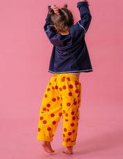 Pocket Pants in Yellow Polka