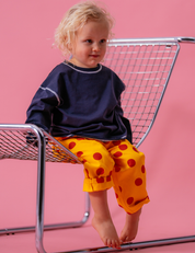 Pocket Pants in Yellow Polka