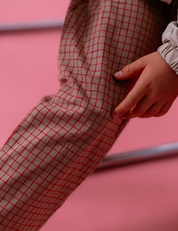 Sport Pants in Biscuit Check
