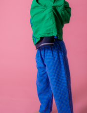 Sport Pants in Blueberry Check