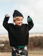 Speckle Knit in Galaxy