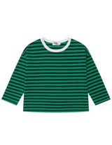 Long Tee in Apple Stripe