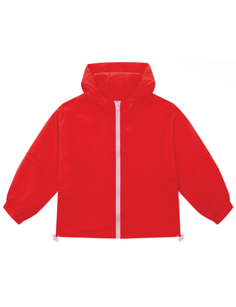 Windbreaker in Cherry