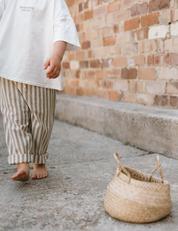 The Stripey Staple in Olive