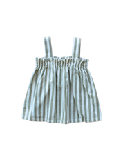 Stripey Singlet in Olive