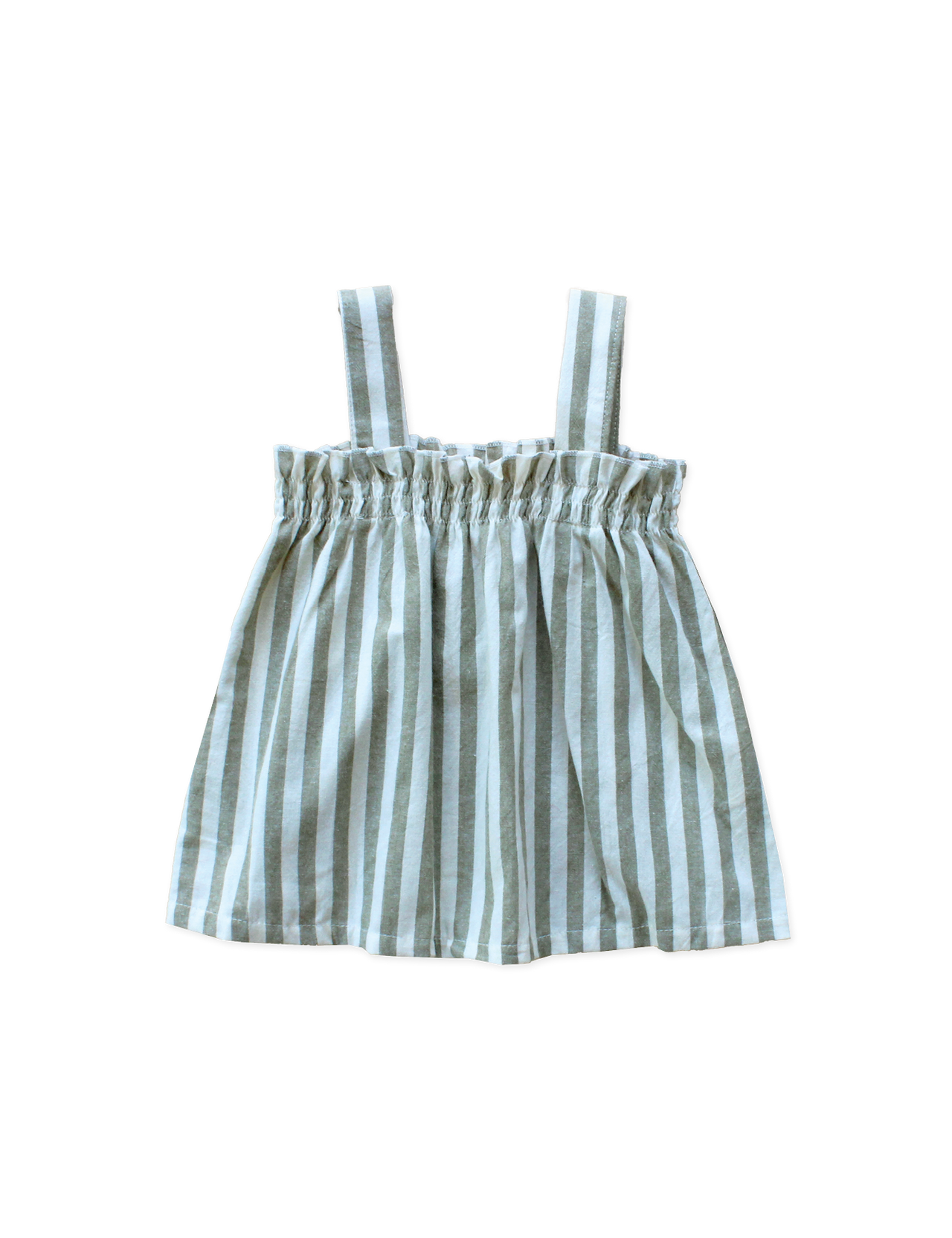 Olive Stripe Singlet