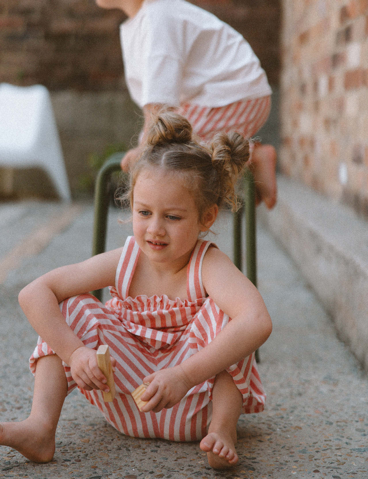 Poppy Stripe Singlet